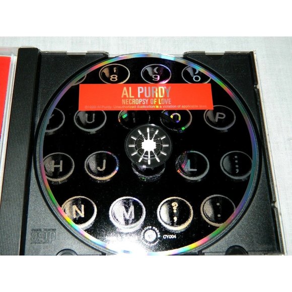 Al Purdy Necropsy of Love CD Spoken Word / Poetry Canada RARE - Picture 6 of 7